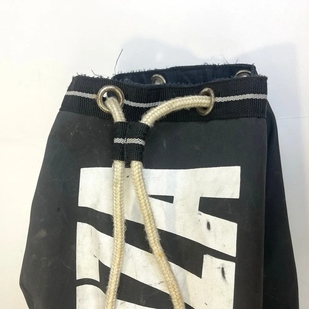 Vintage 1980s FORENZA Duffle Travel Bag Sports RETRO Black‎ 12x 24